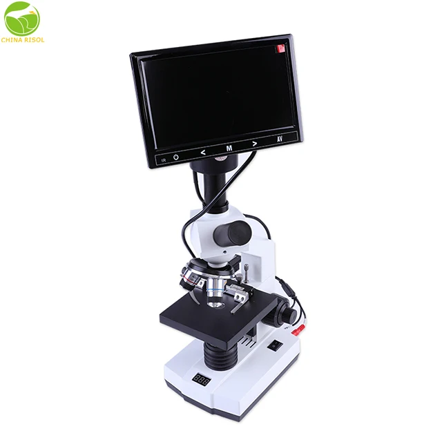 Top sale 7 inch LCD LED Digital veterinary animal Semen sperm Ovulation Observation Analyzer Veterinary Microscope