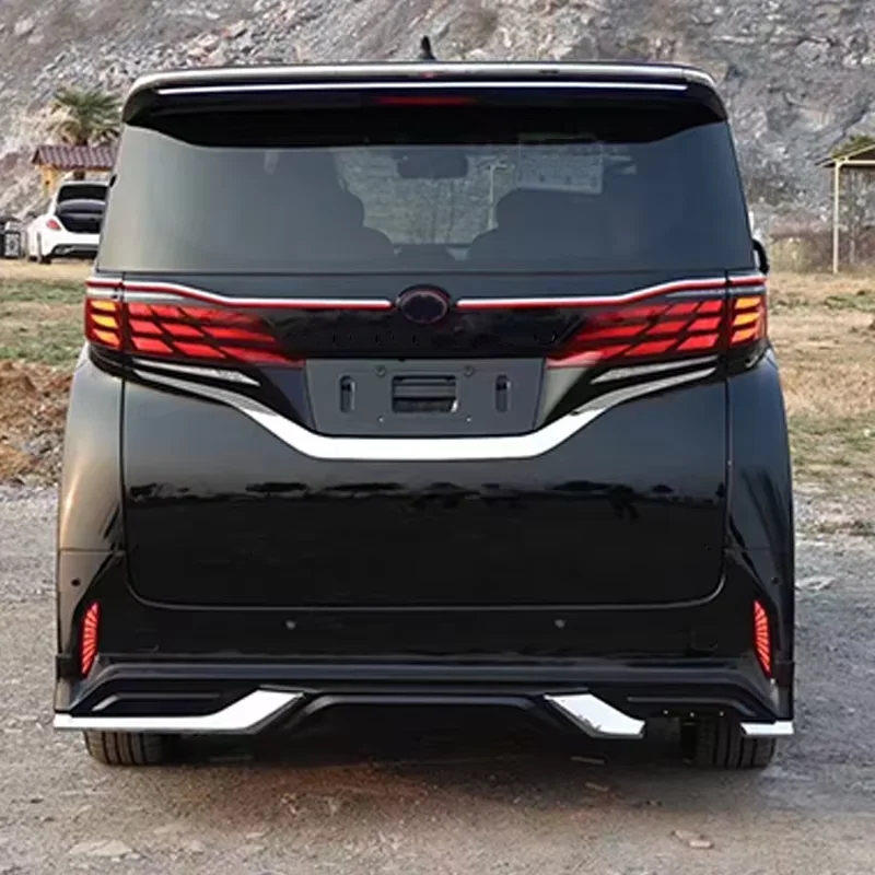 DJZG جناح خلفي عالي الجودة مع قطع غيار السيارات الخفيفة لملحقات Alphard 40 وملحقات السيارة والديكور الداخلي #4