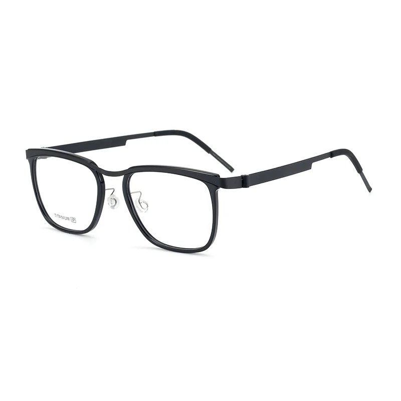 Gafas cuadradas ultraligeras de titanio para hombre y mujer, lentes graduadas ópticas para miopía, marca de Dinamarca, 2023, novedad de 9908