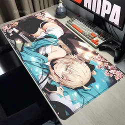 FateGrand Order Okita Souji XXL 키보드 PC 고무 마우스 매트 애니메이션 테이블 매트 HD 인쇄 잠금 장치 마우스 패드 데스크탑 장식 매트
