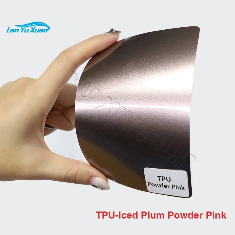 

High Quality Self Repairing Scratch Resistant TPU-Iced Plum Powder Colorful PPF