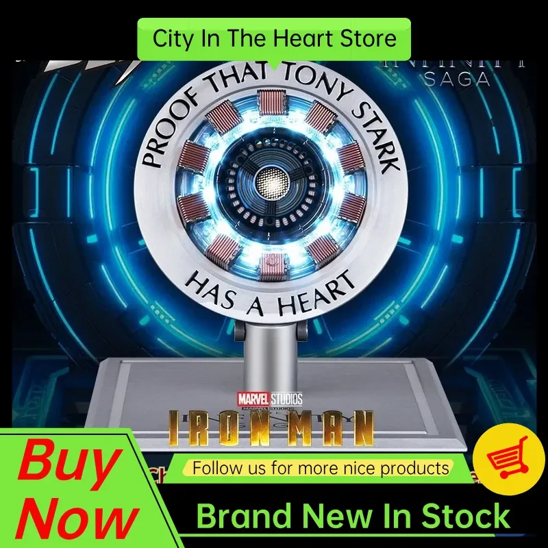 Nuevo Cargador Inalámbrico Magnético Killerbody Marvel Iron Man Chest Arc Reactor con Base de Aleación y Elevación Automática por Inducción para Teléfono