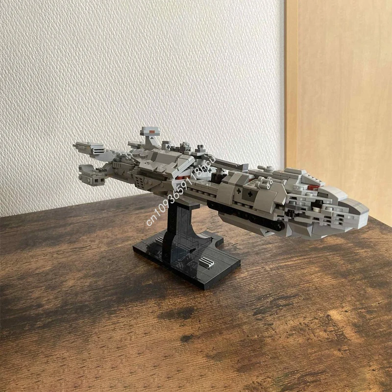 

610 шт. MOC Starship Troopers Rodger Young MidiScale nan Модель Строительные блоки Идея игрушек Кирпич Детские рождественские подарки