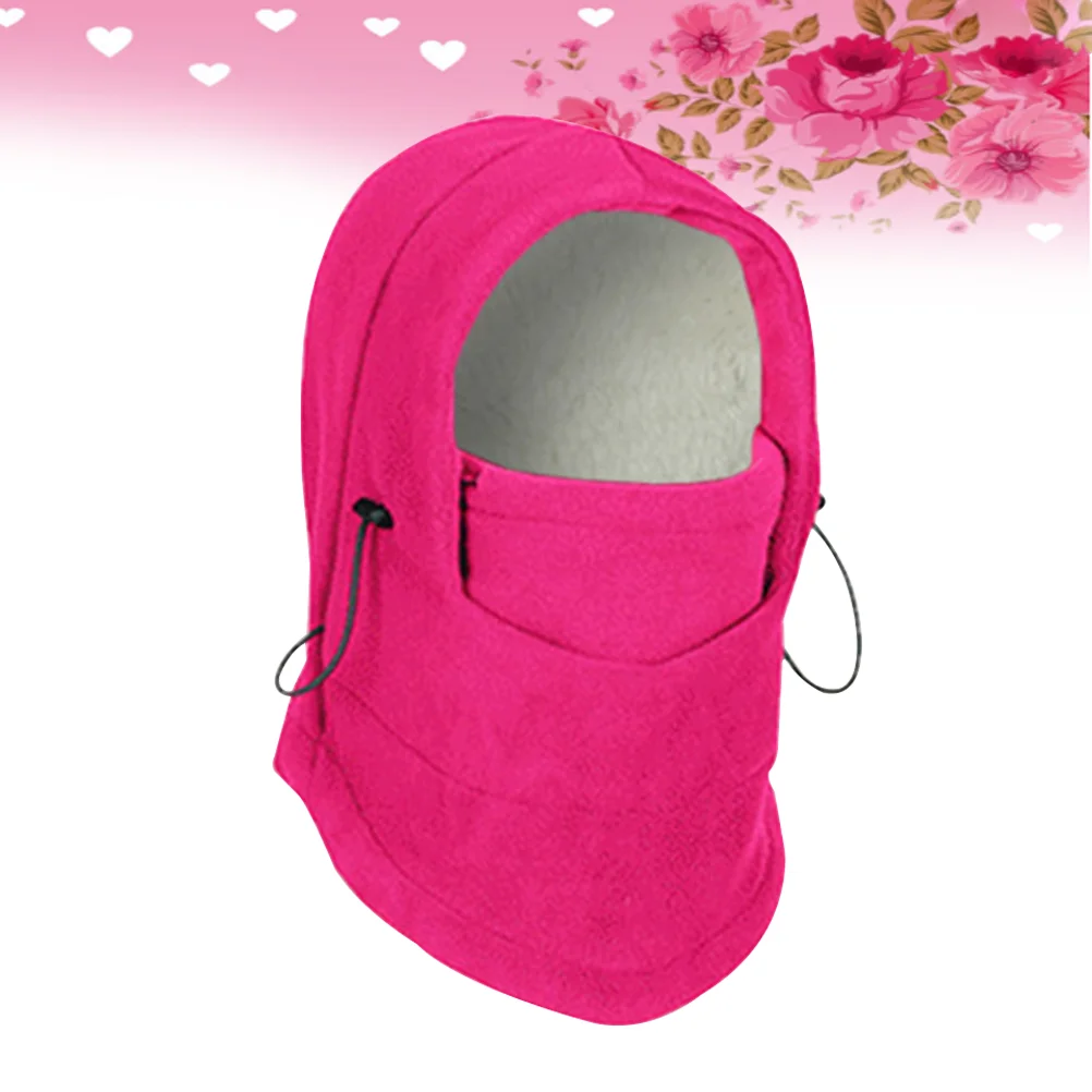 Cagoule Double Chaude Coupe-Vent pour Enfant, Masque Facial pour le Froid, Chauffe-Cou, Couverture Complète Réglable, Unisexe, Hiver