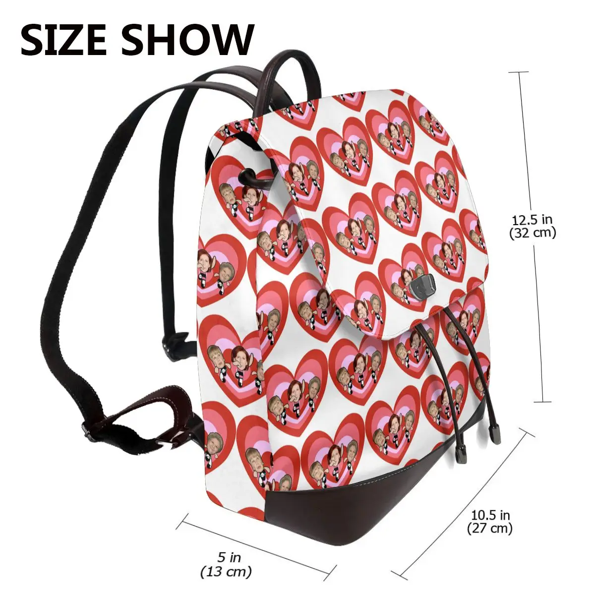 Super Nenas - Aqui No Hay Quien Viva Bookbag School Student Bags Hiking Travel Daypack for Women Fashion Derma Backpack