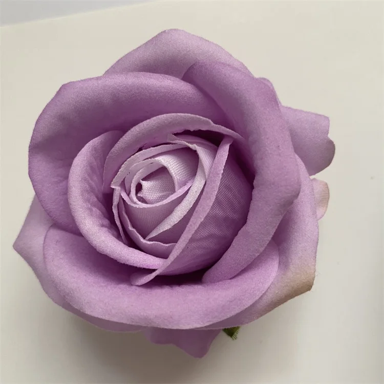 Flower Heads Artificial Weeding Flowers Flannelette C Small Rose Head