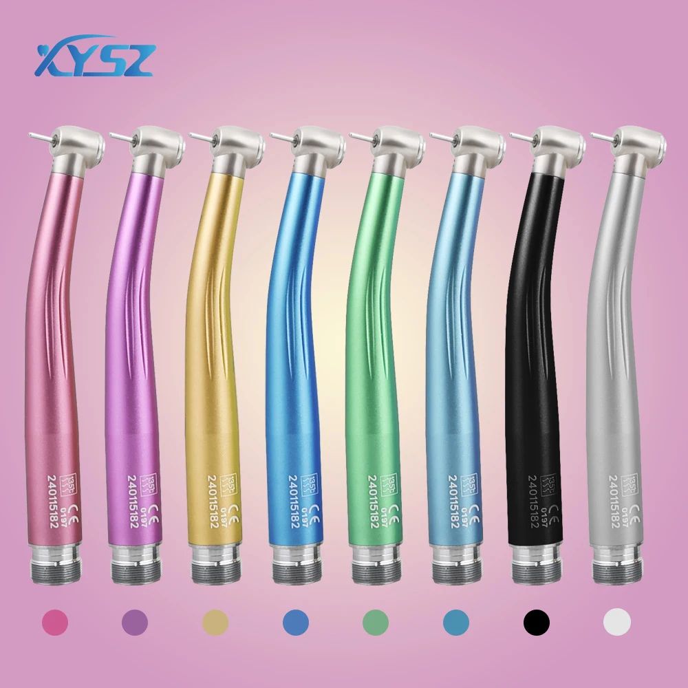 2/4Holes Colorful Dental High Speed Handpiece Air Turbine Standard Head Push Button Rotor Cartridge Dentistry Instrument Tools