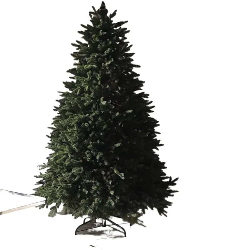 

High-end encrypted full PE Christmas tree with lights, Christmas commercial luxury dense artificial simulation tree