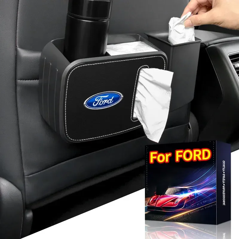 Car New Trash Can Auto Organizer Storage Case Holder For Ford Focus 2 MK2 3 ST Mondeo Festiva Fusion Suit Fiesta Mustang Ranger