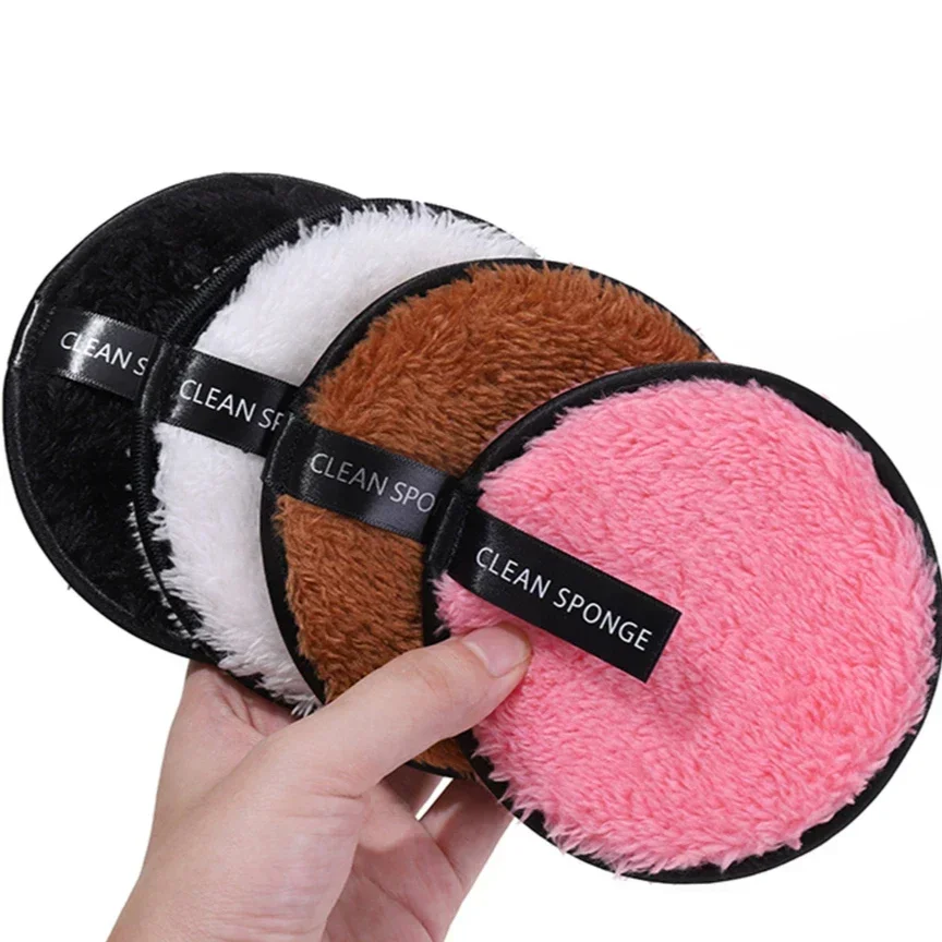 Reusable Makeup Remover Pads Cotton Wipes Mat Microfiber Towel Face Cleansing Washable Sponge Cosmetics Make Up Skin Care Tools