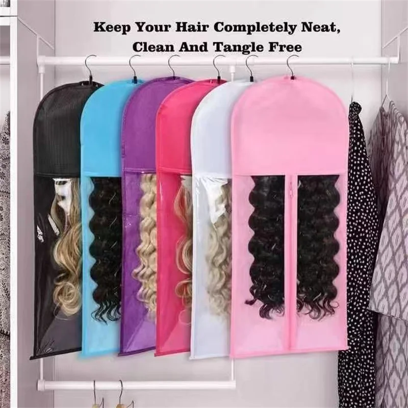 

Сумка для хранения парика 29X60/29X80/29X90 см, сумка для парика, сумка для хранения парика, сумка для пыли на молнии для парика с вешалкой
