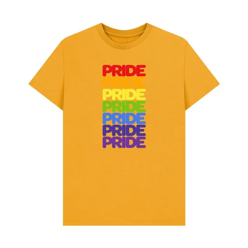 PREMIUM OFFICIAL Rainbow Pride Mustard T shirt