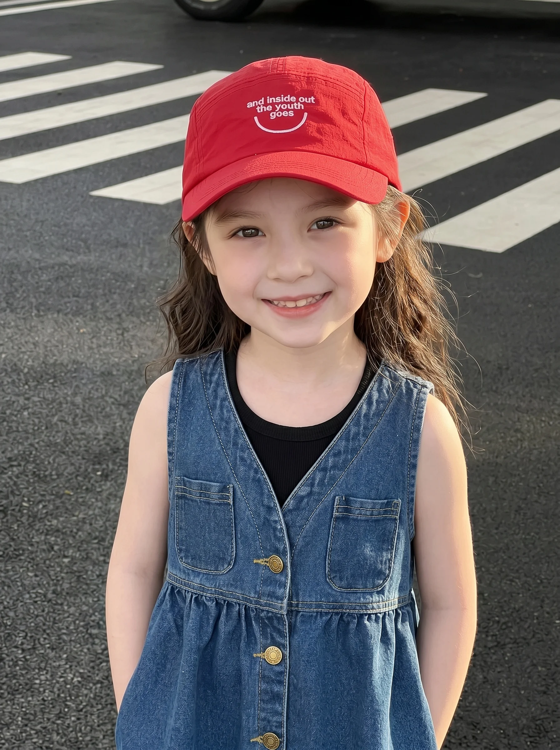 naits-keits-kids-candy-color-baseball-cap-spring-summer-quick-dry-thin-sun-protection-travel-hat-fashionable-nylon-color