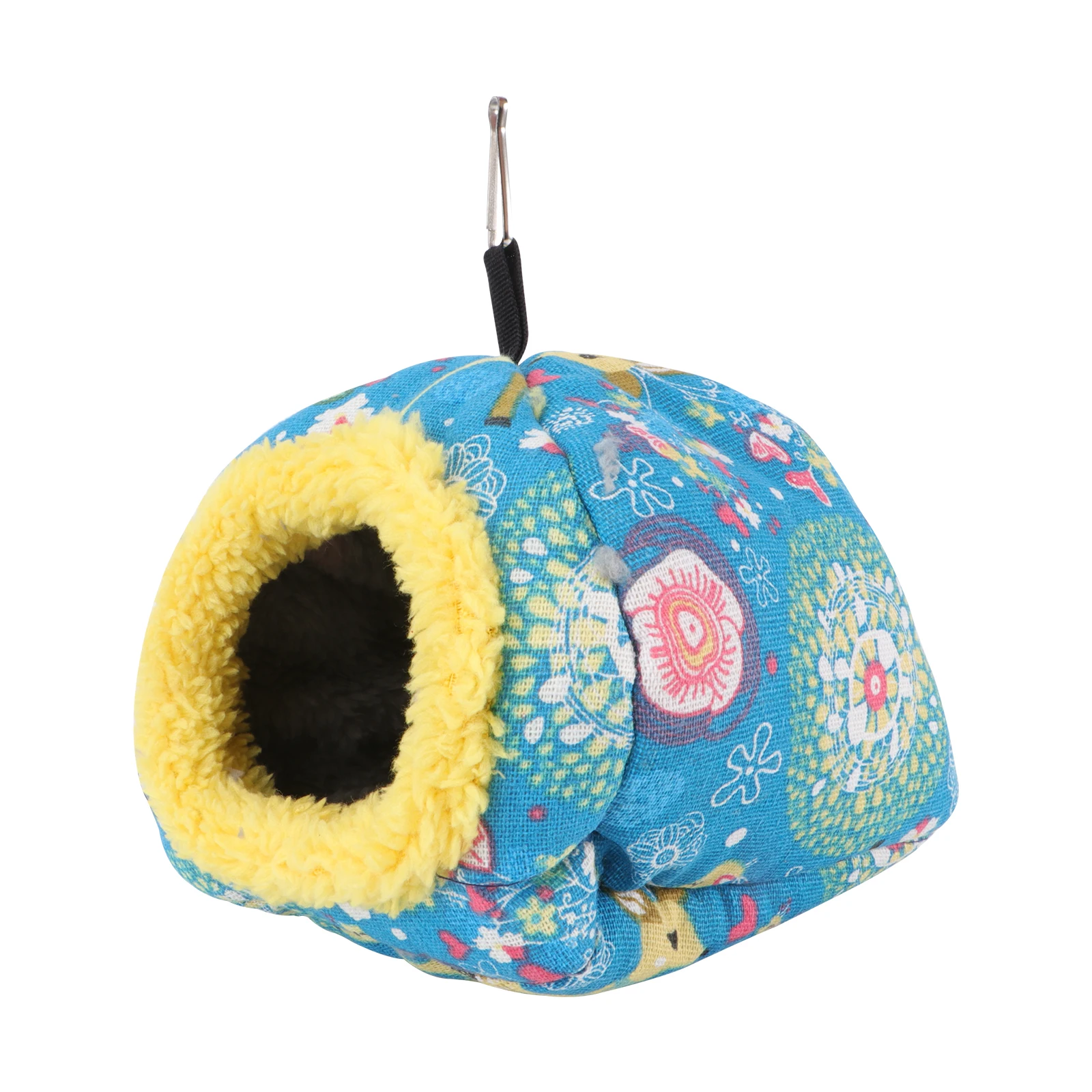 

1Pcs Bird Hanging Nest Thickened Lining Warm House for Parrots Winter Pet Parrot Nest Parrot Hammock Winter Pet House