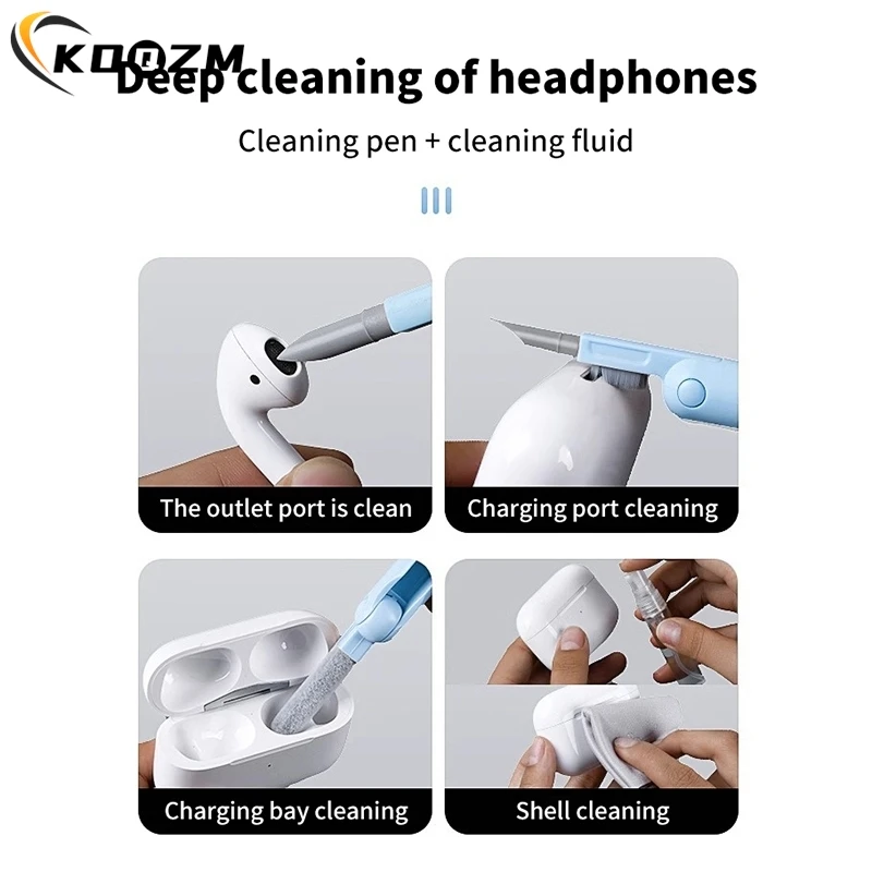 Computer Keyboard Cleaner Brush 7 In 1 Electronic Kit For IPad Bluetooth Earphone Phone Cleaning Tools Cleaner Keycap Puller Kit