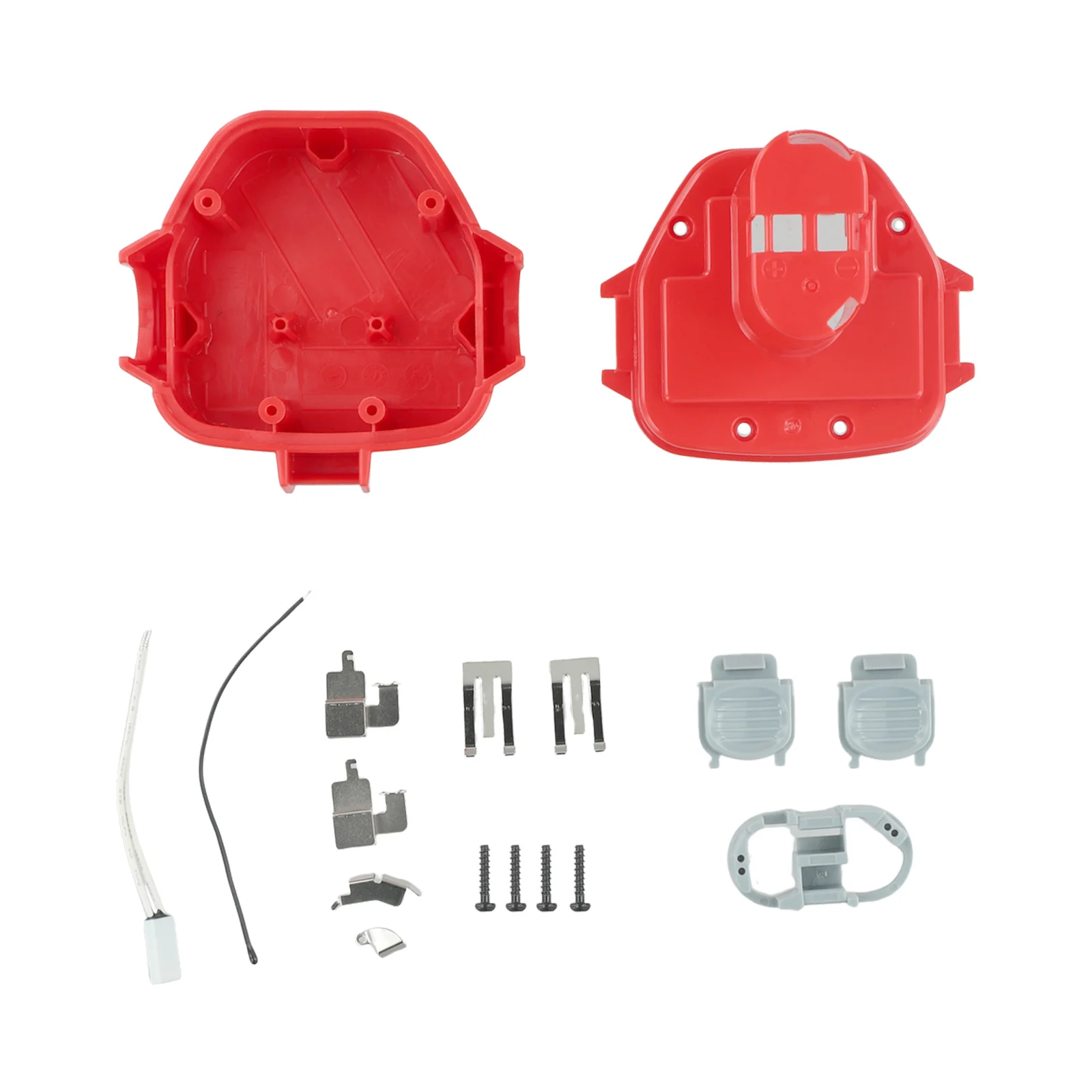 Trapano elettrico NI-CD Custodia in plastica NI-CD Circuito PCB Potenza in plastica Pratico Rosso 1 set Scatola di immagazzinaggio batteria da officina