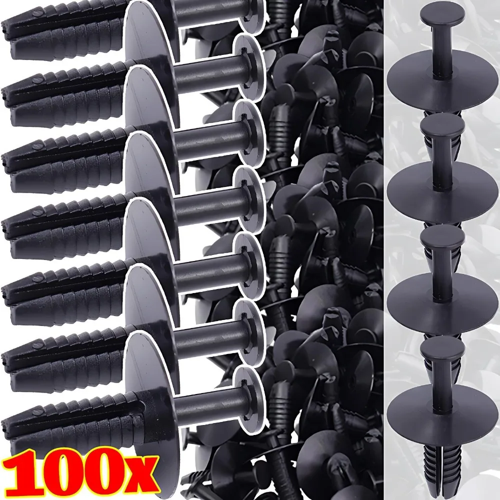 Kit de remaches de plástico para fijación de embellecedores de parachoques y paneles laterales de BMW Serie 3, 5, 7 y Mercedes Benz