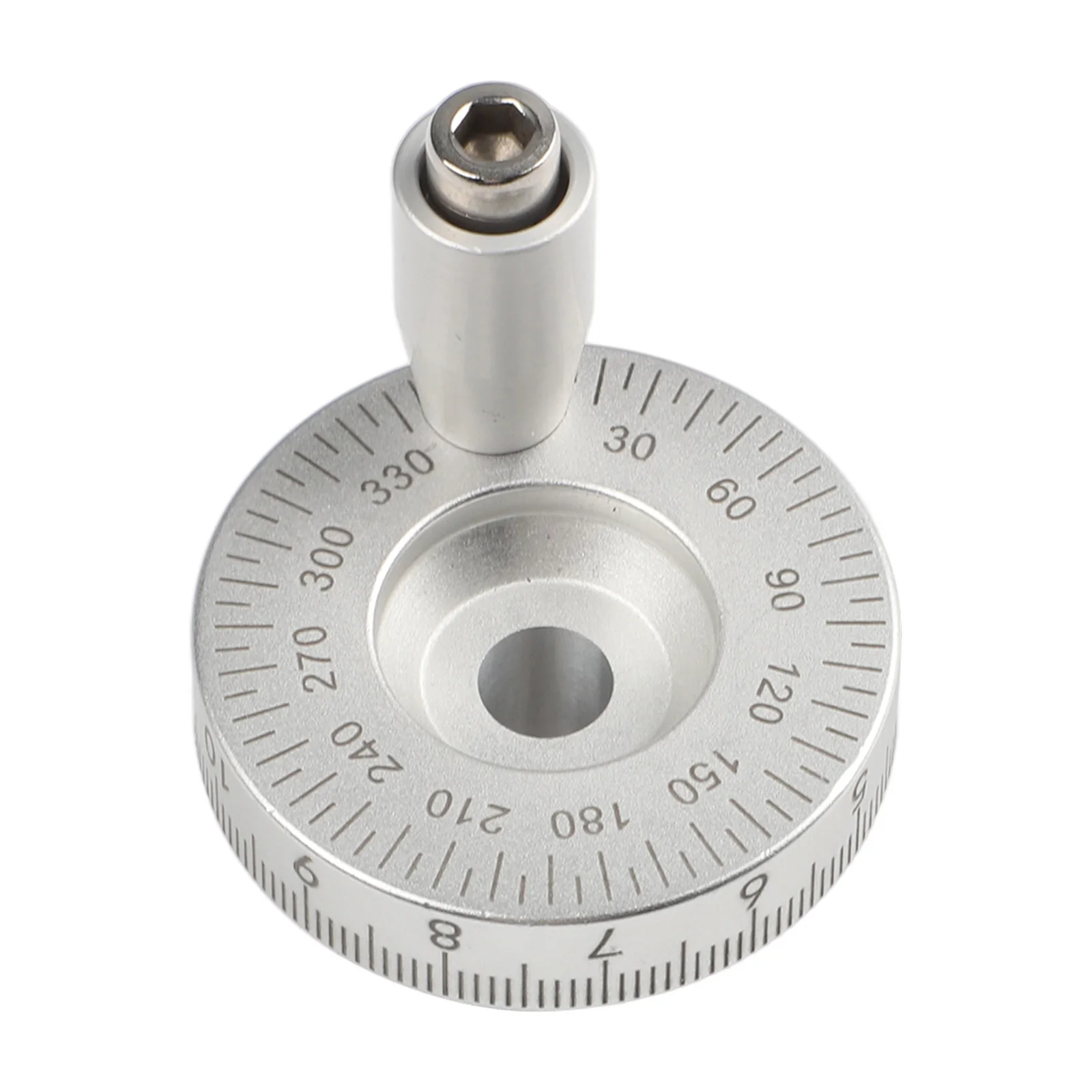 Aluminum Alloy Handwheel Accessory 42mm Handwheel 42mm Wheel Lathe Hand Wheel Engraved Scale Long-Lasting Markings