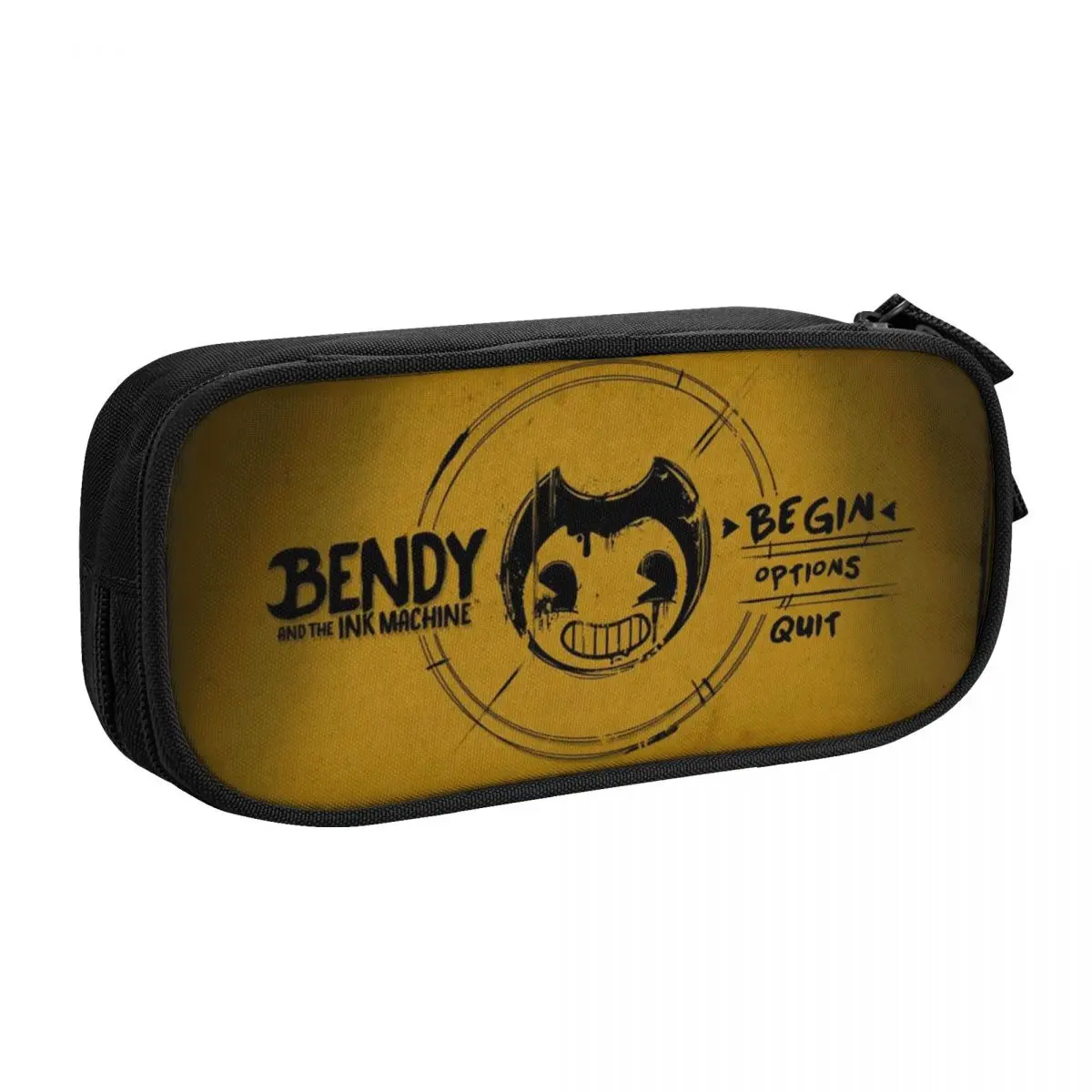 

Bendy N Ink Machine Big Capacity Pencil Pen Case Office College School Large Storage Bag Pouch Holder Box Organizer