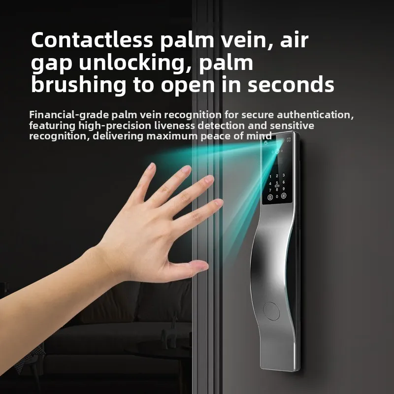 3D facial recognition smart lock, anti-theft door lock combination lock
