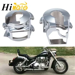 Chrome Switch Housing Covers Fit For Honda Shadow VT600 VLX600 VT 750 Spirit ACE Aero & VTX 1300 2003-2009 & VT1300 2010-2013