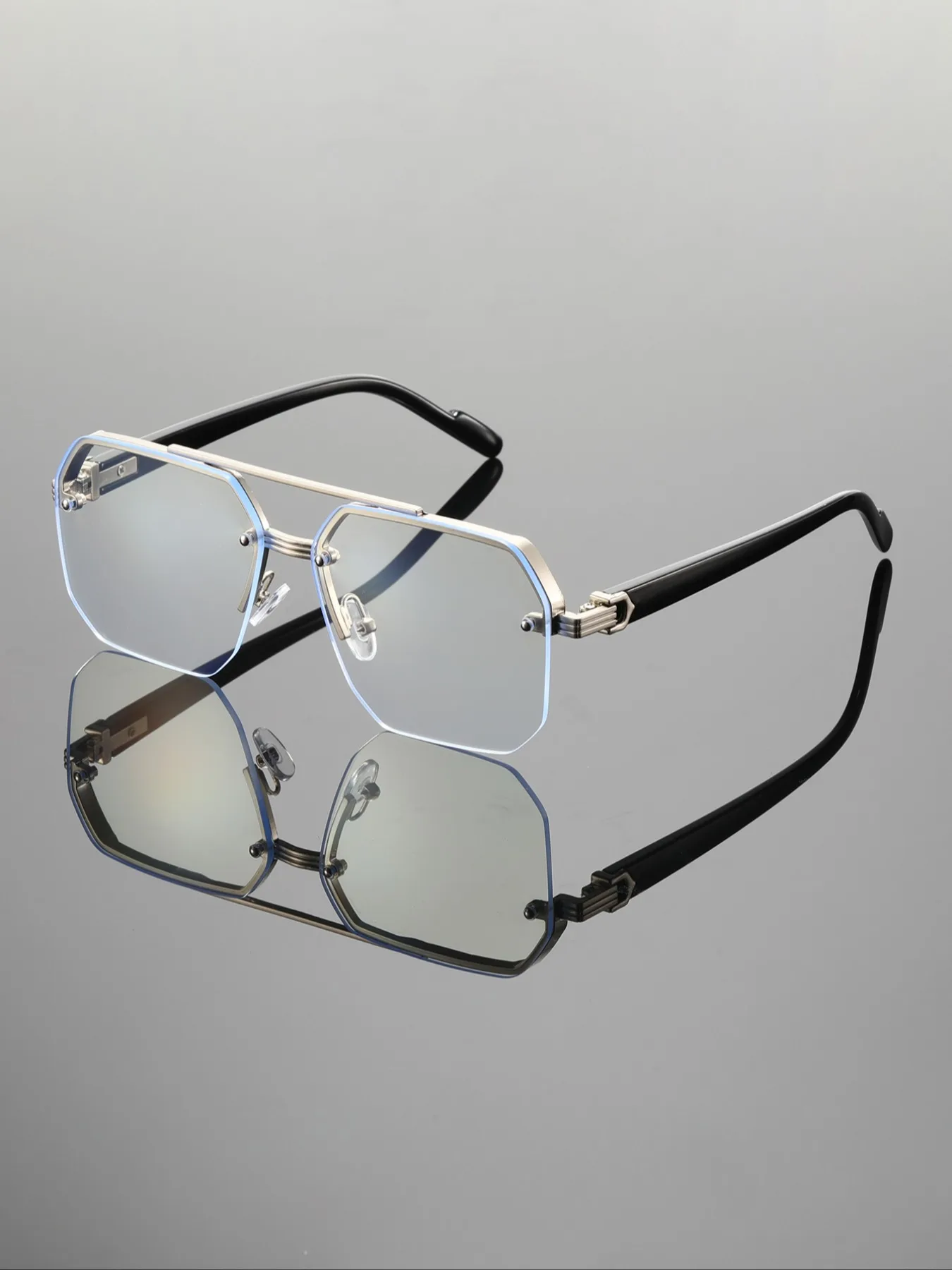 Oculos-de-aviador-unissex-de-metal-com-armacao-meia-aro-lentes-transparentes-com-bloqueio-de-luz-azul-armacoes-de-liga-para-uso-diario-computador-e-jogos