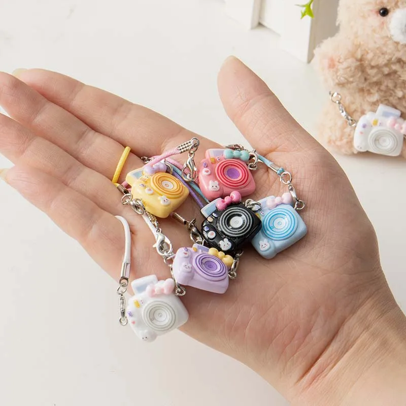 Cute Plush Doll Pendants Accessories Mini Cartoon Camera Model for Dollhouse Scene Accessories BJD Dress Up Toys for Kids image 4