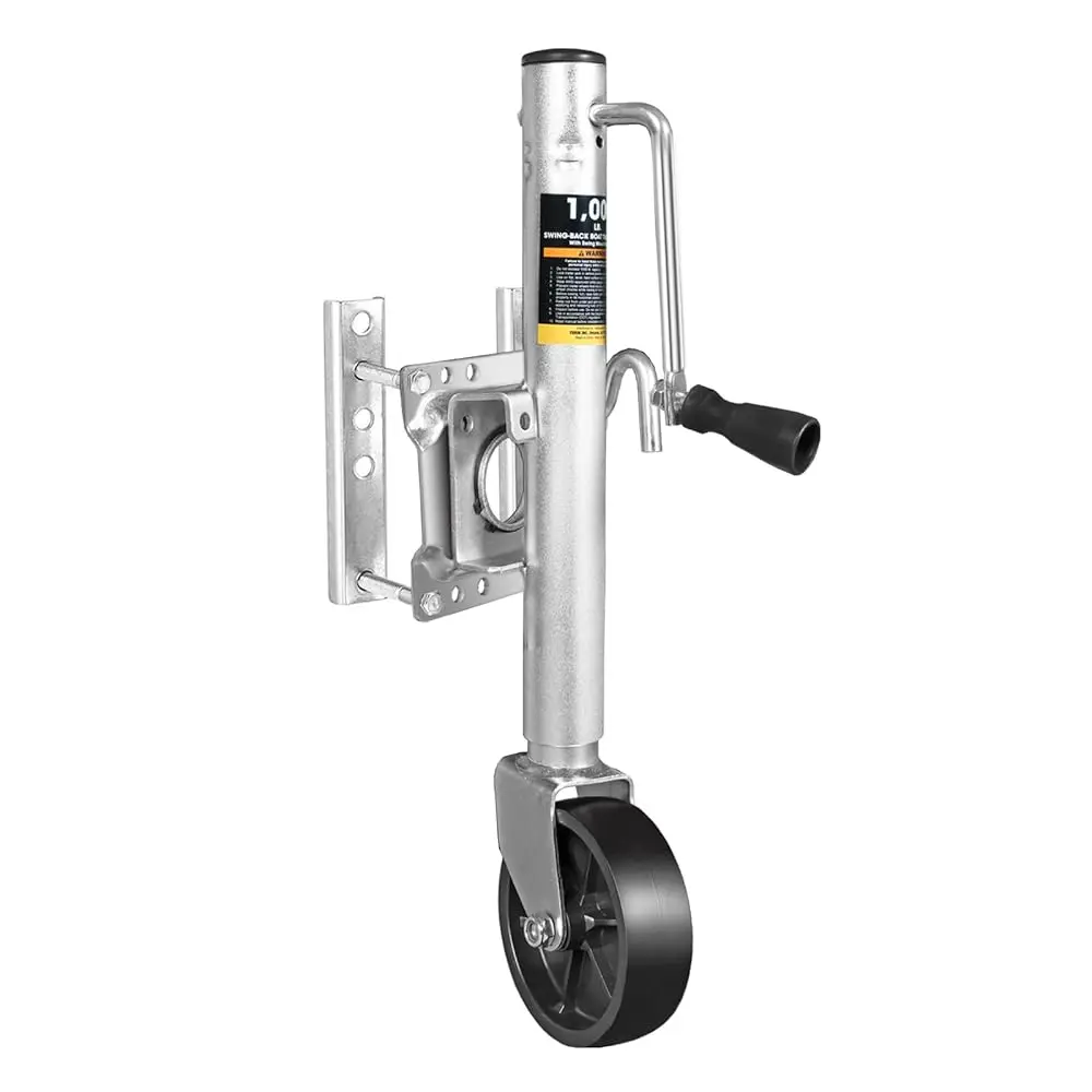 

Ailexpress Recommendation - Big RED Boat Trailer Jack with 6-Inch Single Wheel,1000 Lbs Capacity Swing-Back Bolt-On Heavy Duty S