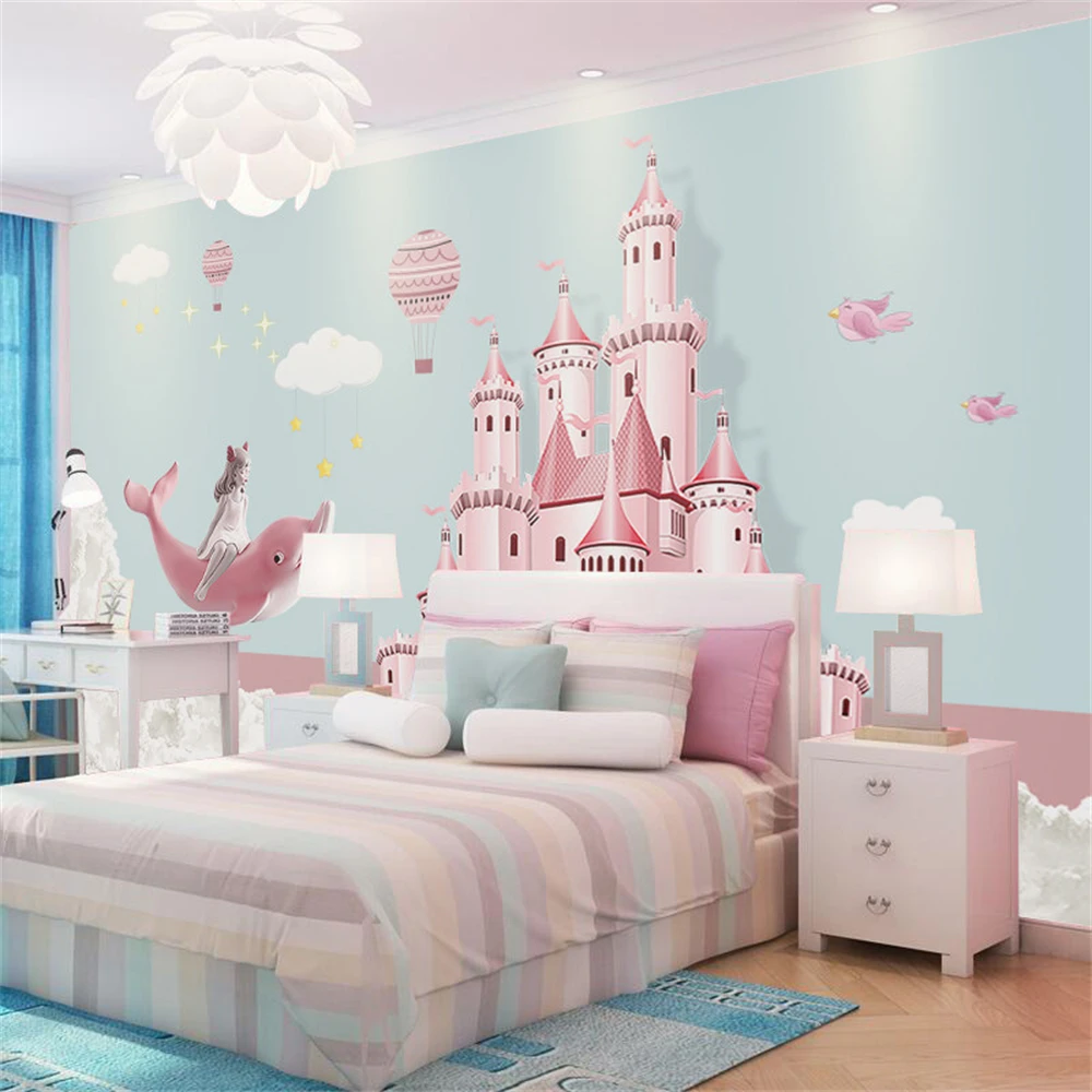 

custom Cartoon Cloud Star Wallpaper Children's room decoration papel de parede 3D home improvement art mural wall paper bedroom