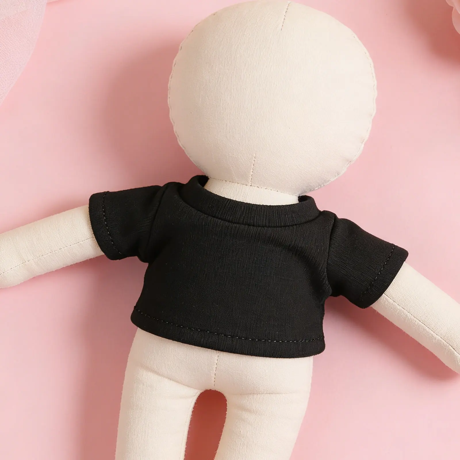 4Pcs Universal T-Shirts for Stuffed Animals Fashionable Simple Design Machine Washable Reusable Comfortable Knitted