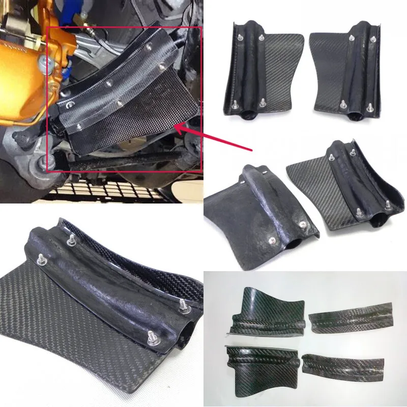 

For Nissan 08-11 GTR R35 Rear Brake Cooling Kit Set Carbon Fiber Bodykits