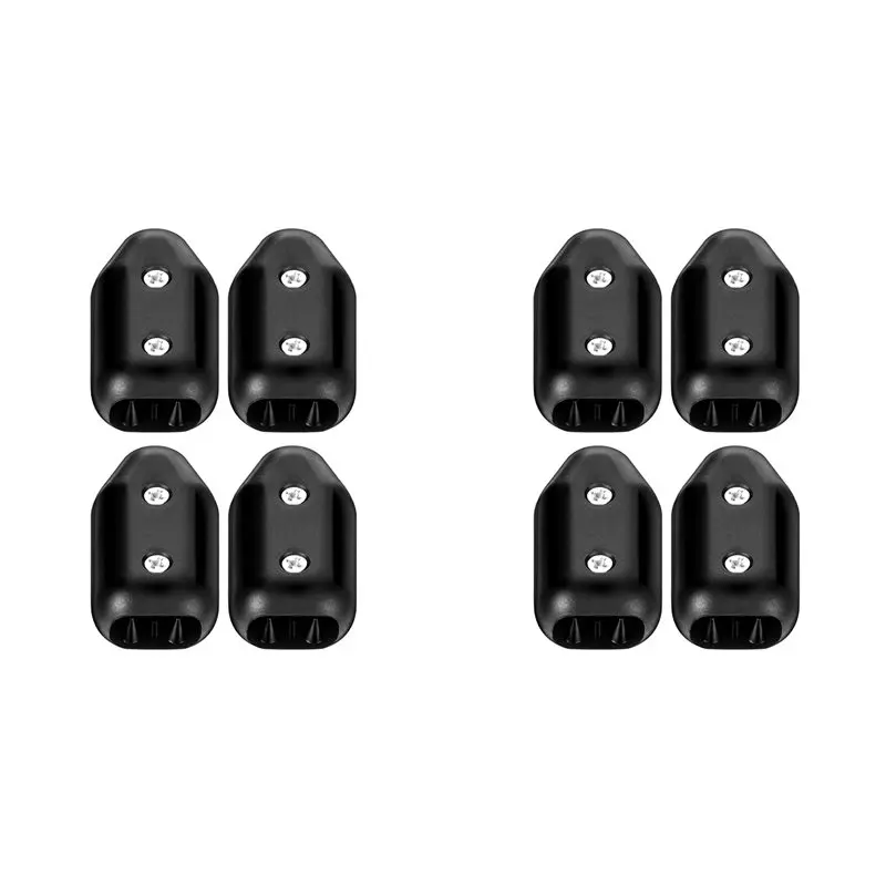 ABMI-8 Pcs Reusable Rope Clamps, 1/2 Inch Plastic Chain Connector, Suitable For 9-10 Mm Nylon Or Braided Ropes,