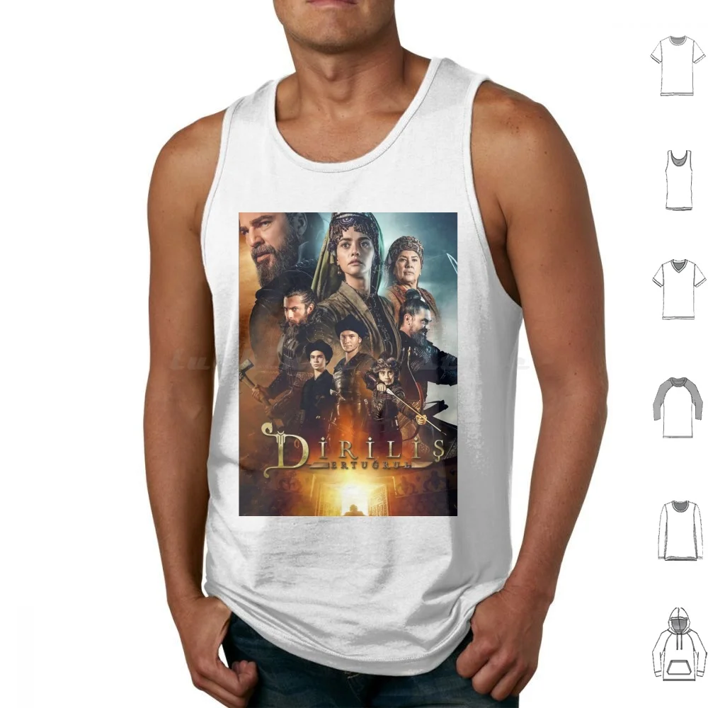 Ertugrull Tank Tops Vest Sleeveless Dirilis Dirilis Ertugrul Ertugrul Kayi Gazi Ottoman Turkish Dplmt Turkiye Seljuklu Osman