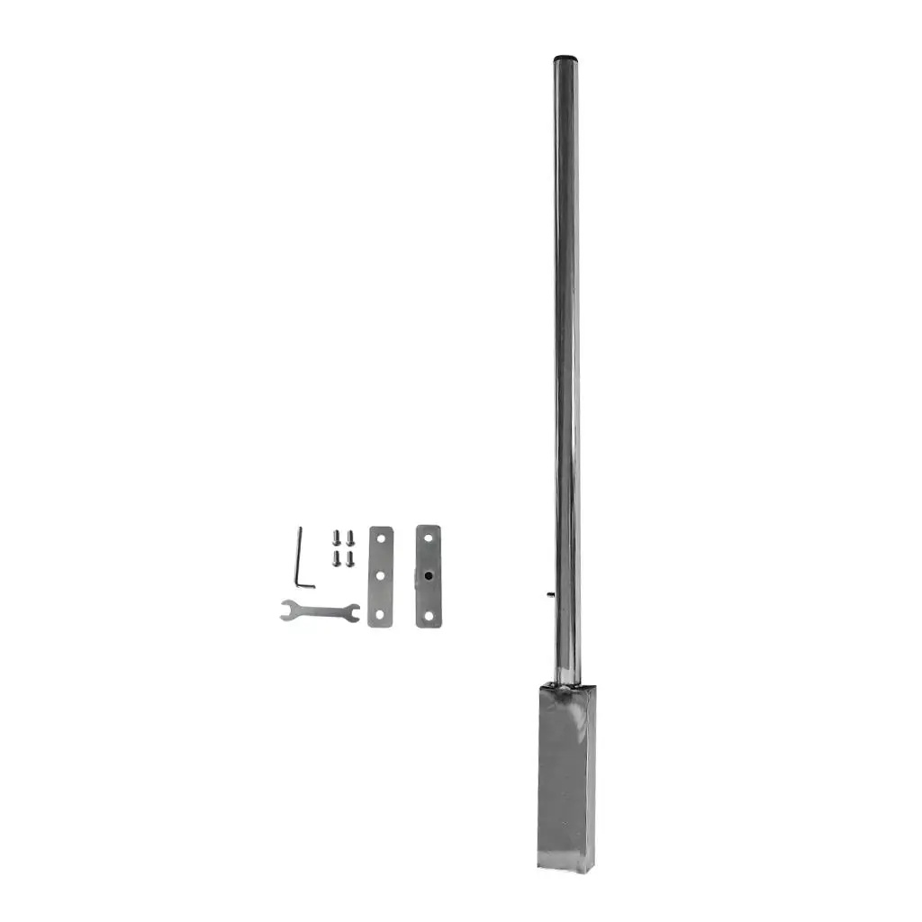 

Stainless Steel Kayak Trolling Mount 91cm Long Shaft Easy Install Accessories for Fishing Boat Rail System