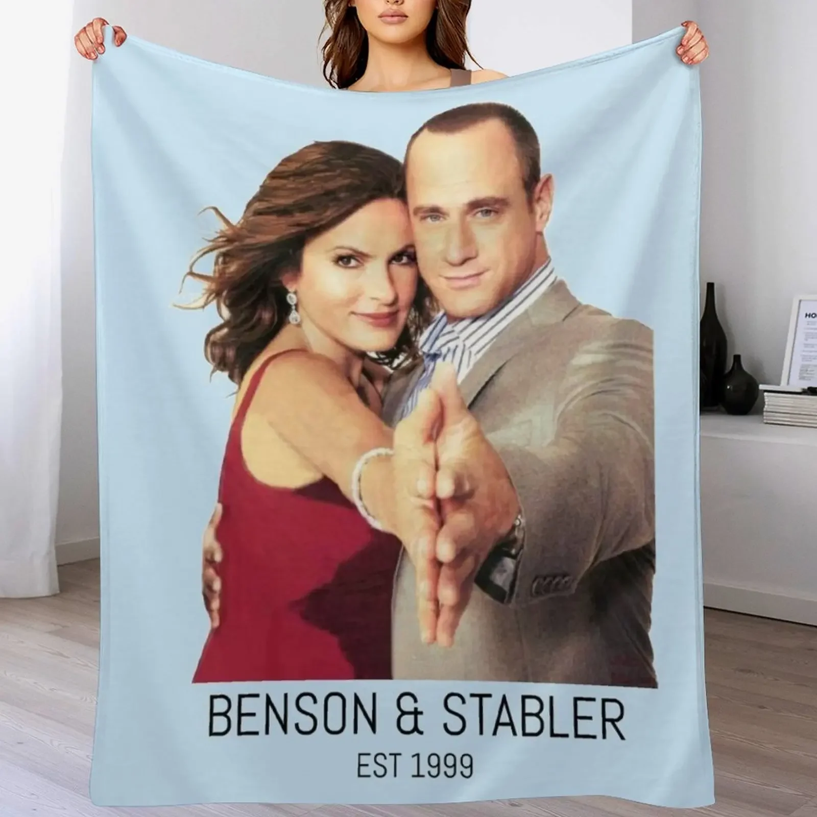 

Benson & Stabler Est 1999 Throw Blanket warm for winter anime Weighted bed plaid Blankets