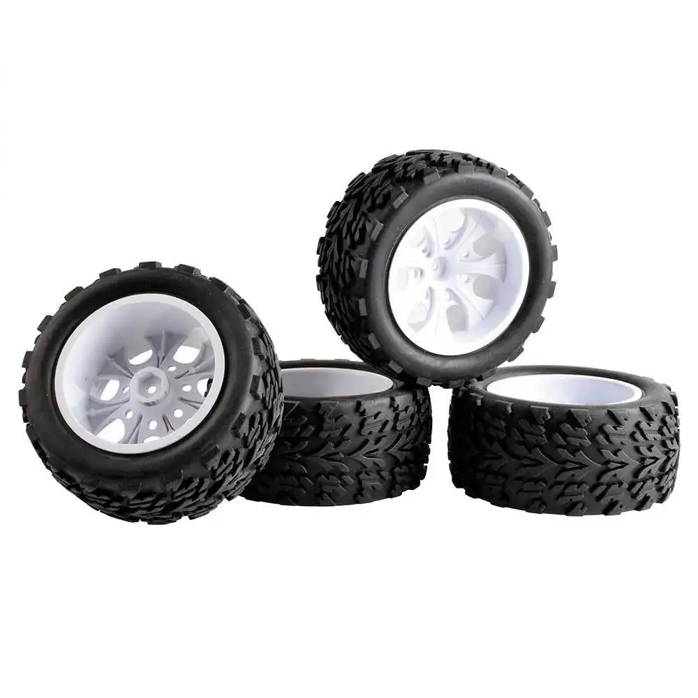 RC T88021 Wheel & Rubber Tires insert sponge 4Pcs For HSP 1:10 Monster Truck