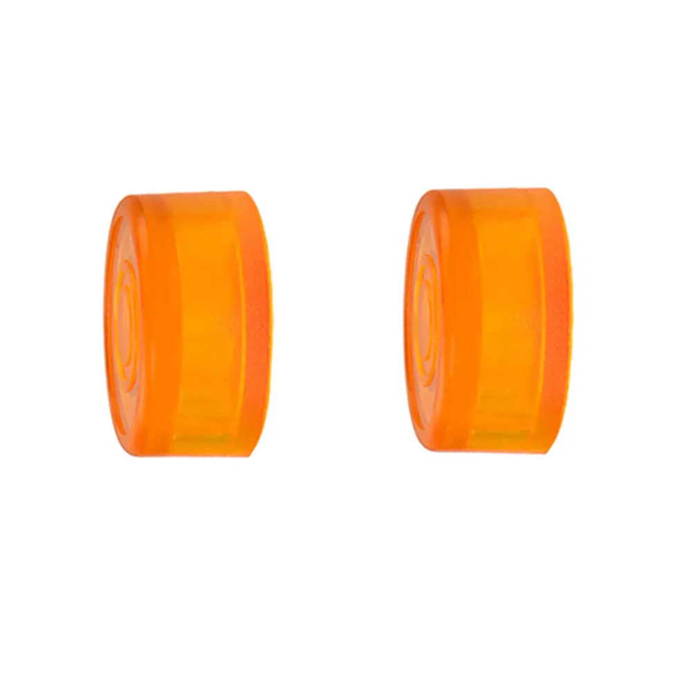 2pcs Orange Guitar Knob Replacement Electric Bass Volume Tone Control Durable Plastic Smooth Glossy Easy Install Fashion