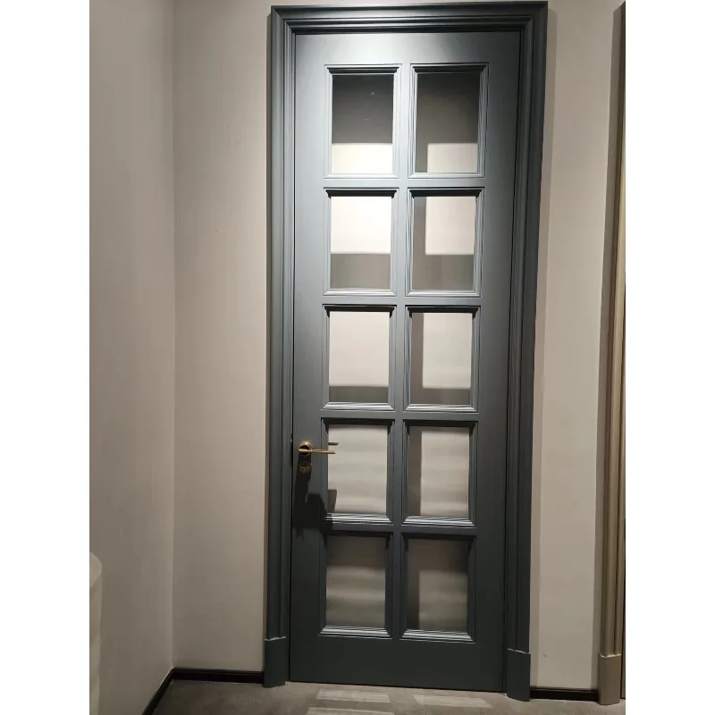 

10 grid glass door paint mixed oil