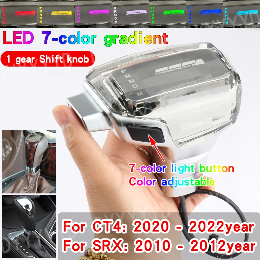 LED كريستال والعتاد التحول المقبض رئيس لكاديلاك ATS XTS CT4 CTS SLS SRX علبة التروس رافعة تحول ملحقات نقل السيارة الأوتوماتيكية #3