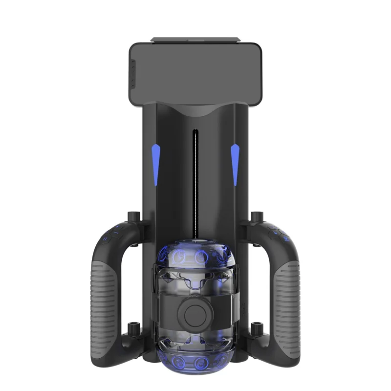 Automatic Telescopic Vagina Masturbator Cup Male Masturbation Machine 12CM 4000RPM Powerful Thrusting High Speed Sex Toy for Men