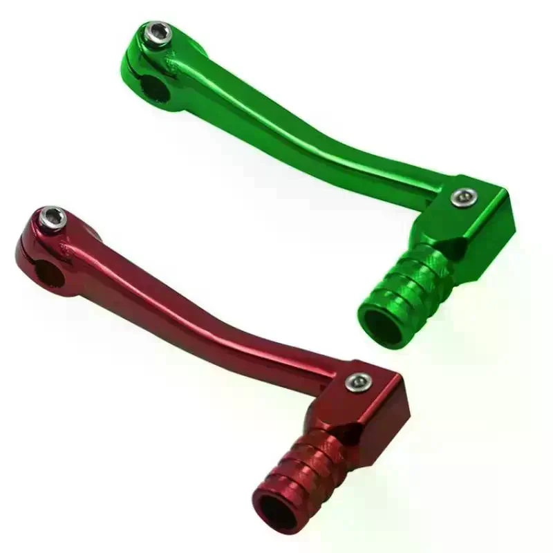 1Pcs Motorcycle Folding Aluminum Gear Shift Lever Universal 10-11mm For 50/110/125/150/250cc ATV Dirt Bike Pit Bikes