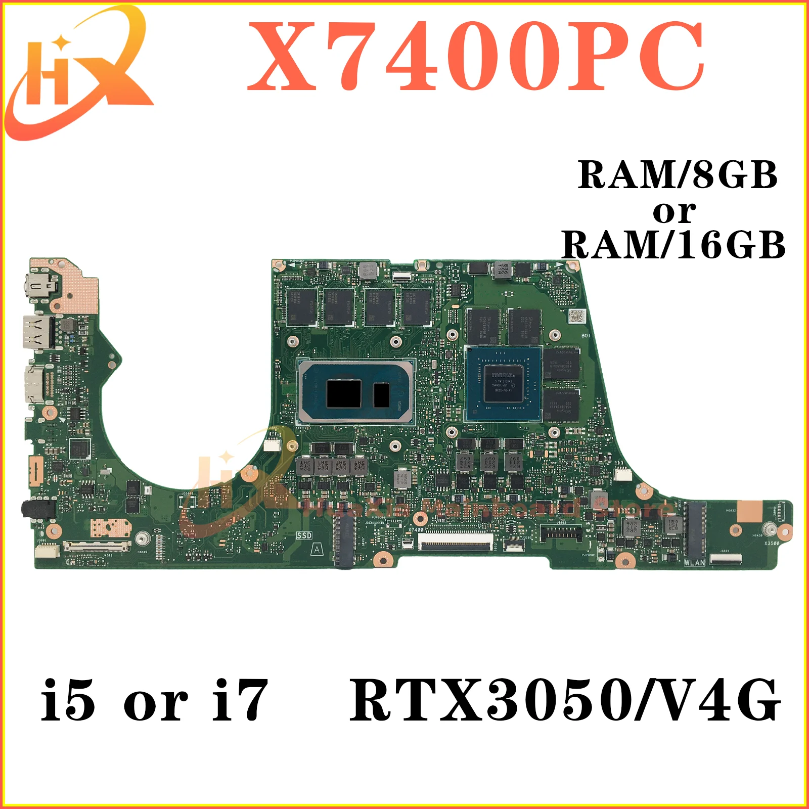 

Mainboard X7400PC X7400PA N7400P X3500PC X3500PA X3500PH V3500P X3400PC X3400PA X3400PH V3400P K3500P K3400P Laptop Motherboard