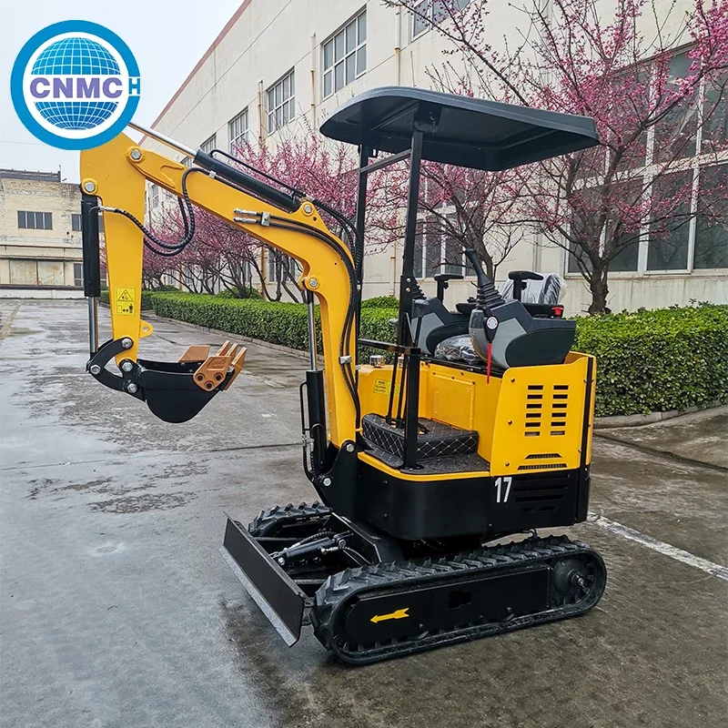 

CNMC Mini Excavator 1.7 Ton Small Excavator Compact Kubota Digger Hydraulic Customizable CE EPA Certified Farm Garden Use