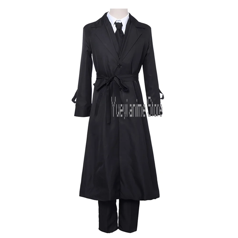 Anime dazai Cosplay Costumes Black Uniforms suit Halloween Party Costumes