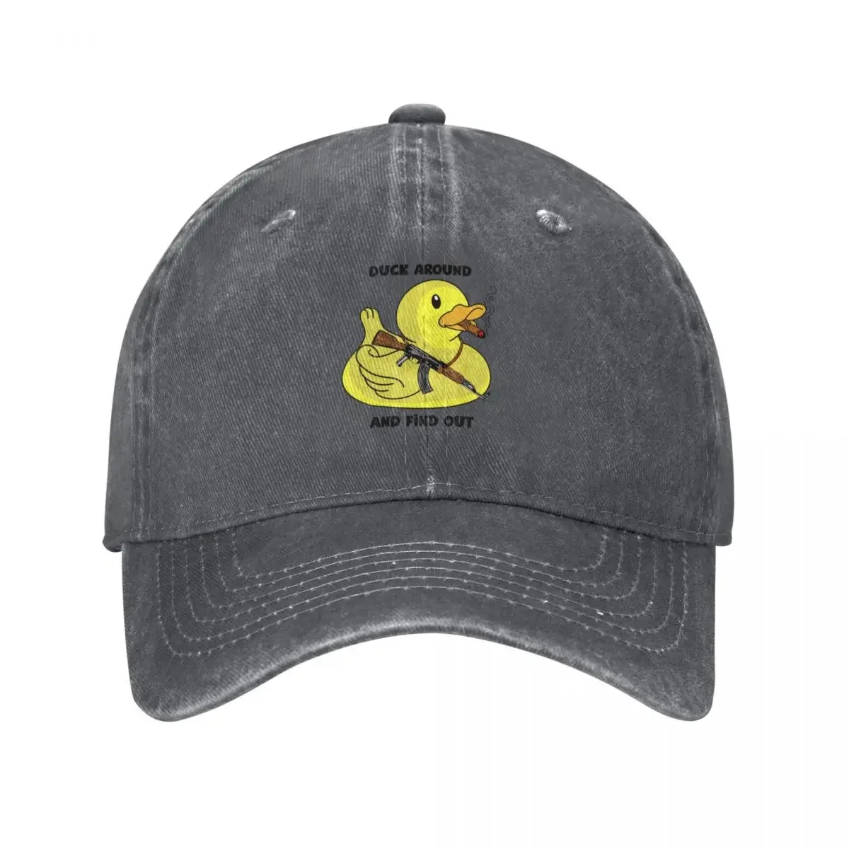 Duck around and find out Baseball Cap black Cosplay Hat Beach Woman Hats Men's