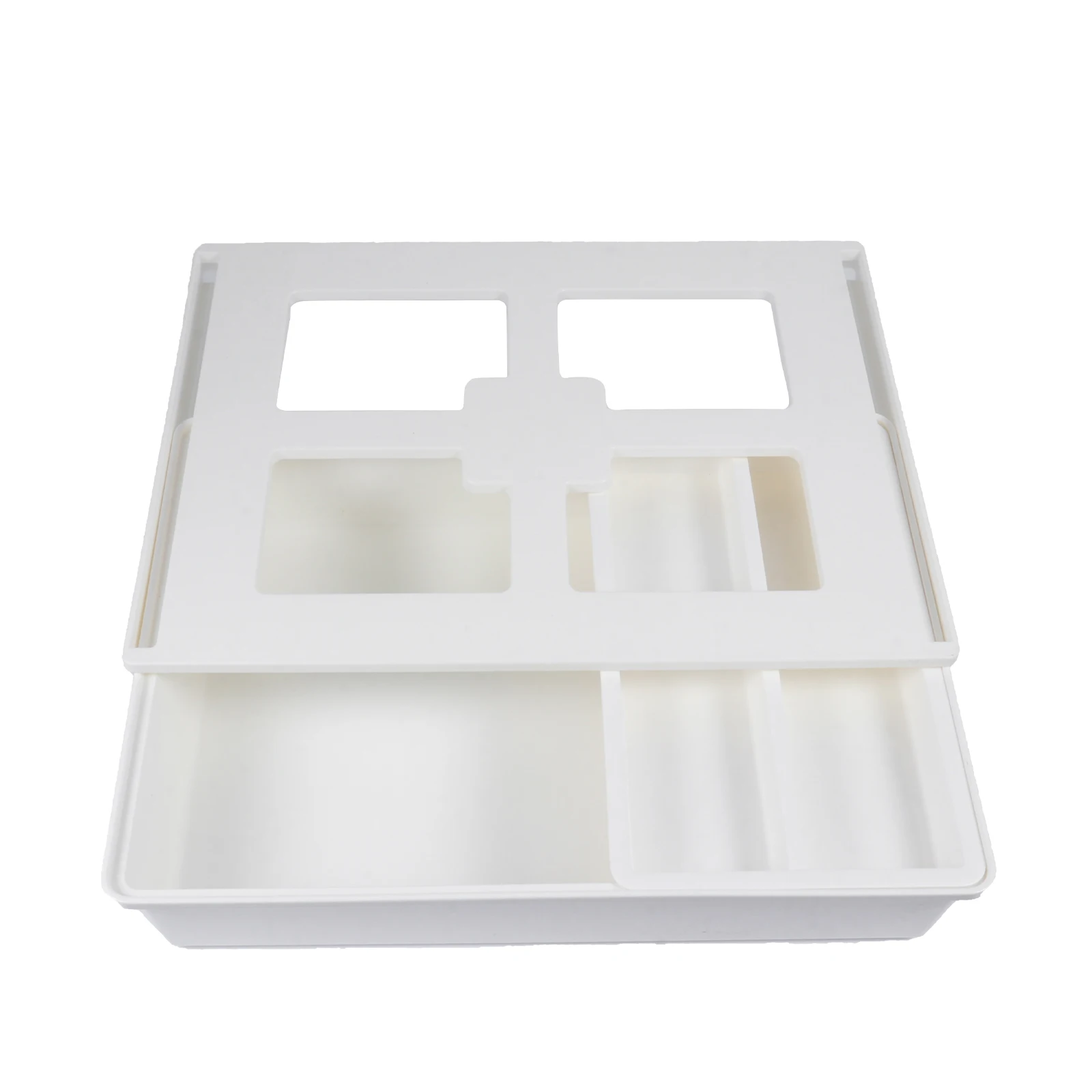 

Self Adhesive Drawer Stationery Container Pencil Holder ganizer Under Table Desk Box Storage ABS PP Material Hidden Design Long