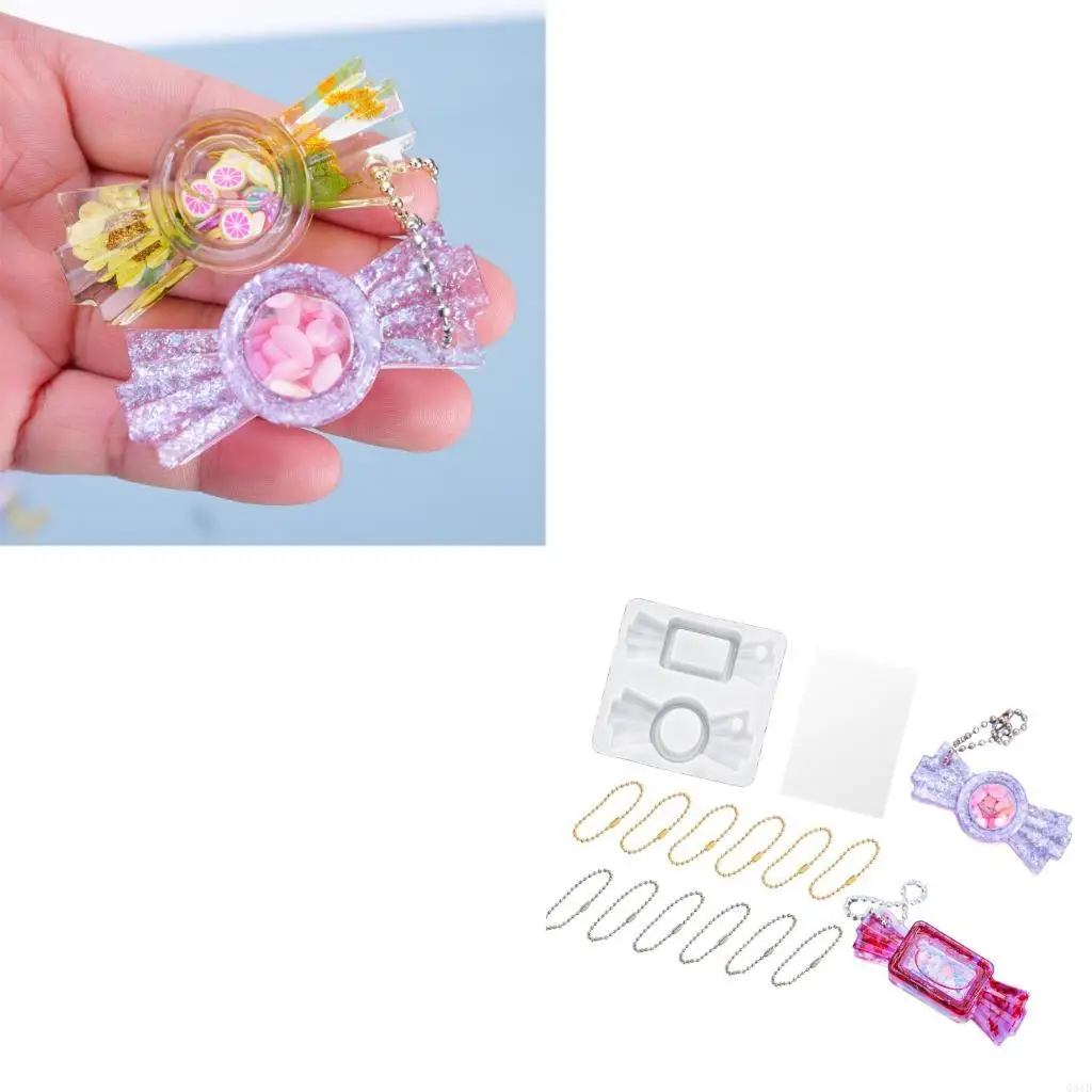 Resin Molds Jewelry,Pendant Silicone Molds for Epoxy DIYer Resin Casting for Pendant,Keychains DIY Gift