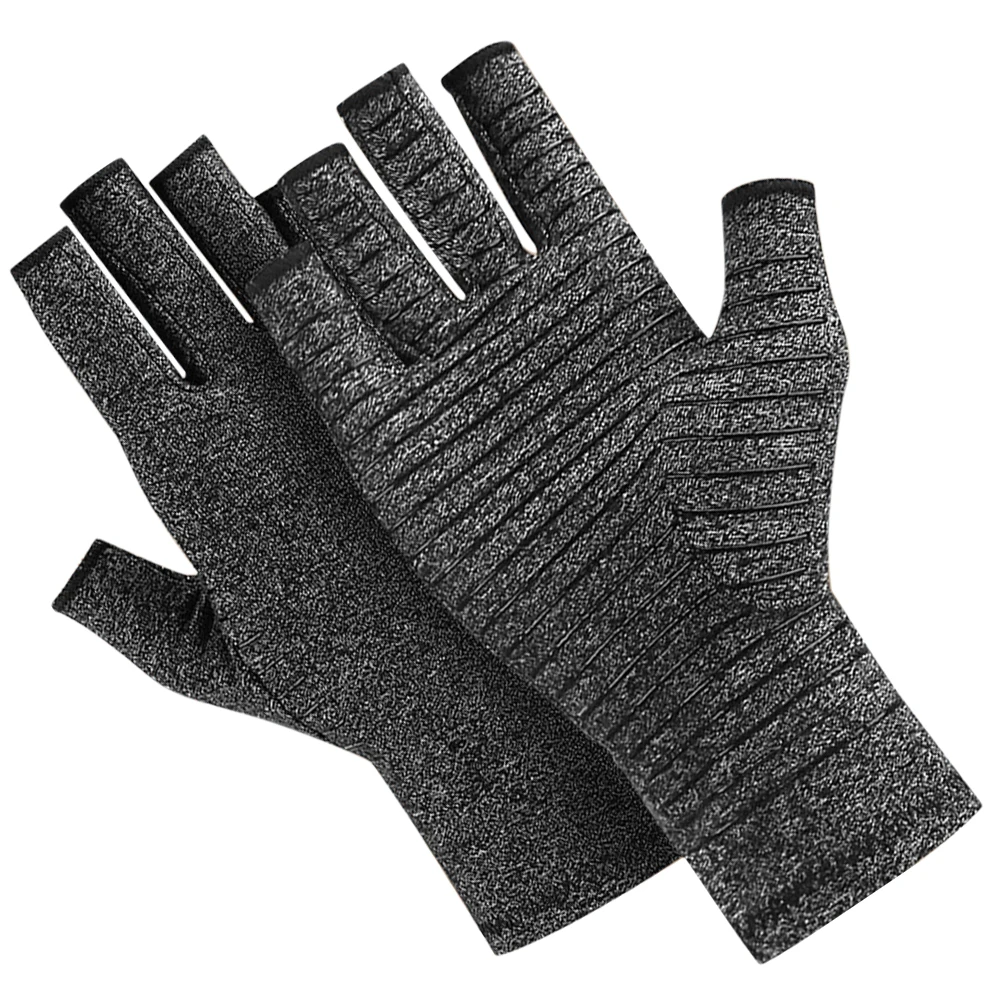 

Fingerless Gloves Finger Gym Workout Sports Cycling S 13 16cm Gray Fitness H Protection Workout Gloves For Men Weight Lifting