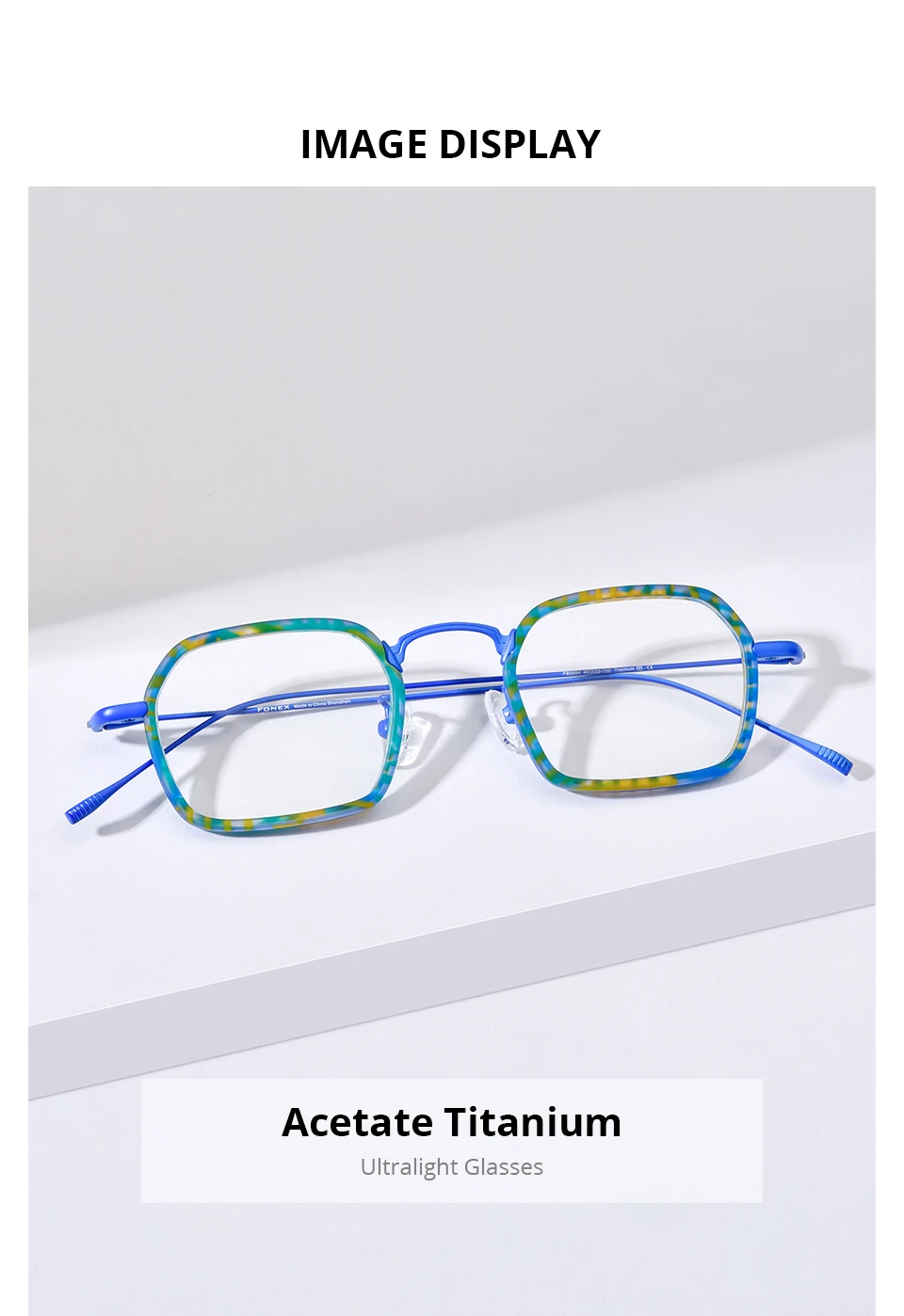 FONEX Acetat Titan Brille Rahmen Frauen 2025, Neue Mode Marke Design Retro Kleine Runde Brillen Männer Vintage Brillen 85844 – Detail 14
