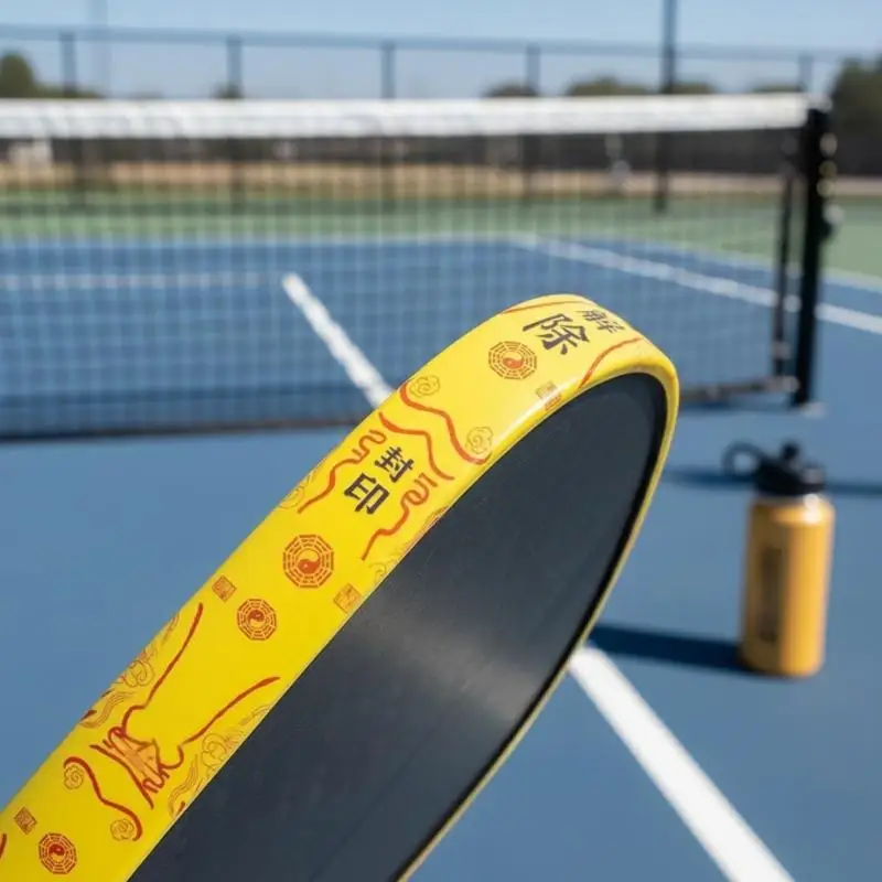 ST16mm Pickleball Paddle Edge Tape Shock Absorbing Sticker Protection Guard for Outdoor and Indoor Games